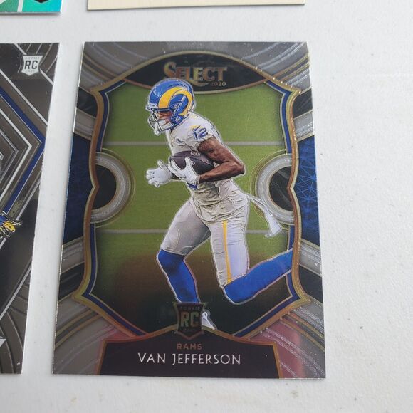 Football Cards Lot Of 12 NM 2019 2020 2021 Panini 2000 Fleer w Refractors & RC - Picture 6 of 13